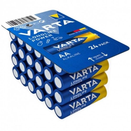  Зображення Батарейка Varta Longlife Power AA/LR06 BL 24шт 