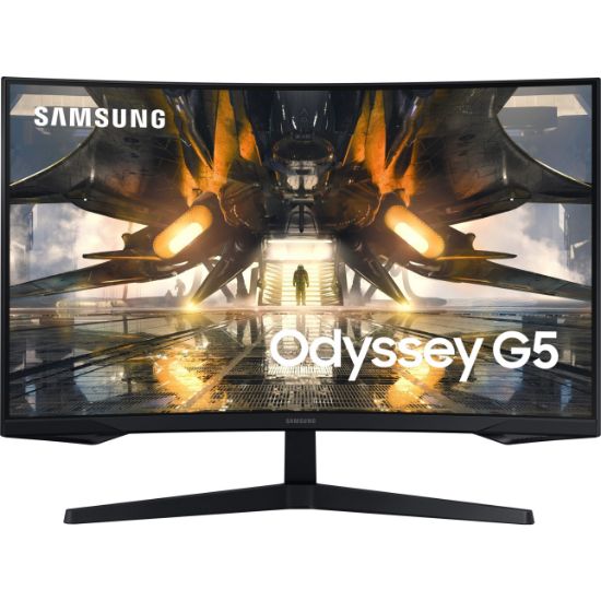  Зображення Монiтор Samsung 32" Odyssey G5 S32AG552EI (LS32AG552EIXCI) VA Black 