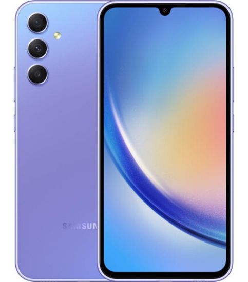  Зображення Смартфон Samsung Galaxy A34 SM-A346E 6/128GB Dual Sim Light Violet (SM-A346ELVASEK)_UA 