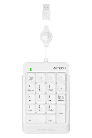  Зображення Клавіатура Fstyler Numeric Keypad White 