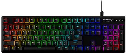  Зображення Клавіатура HyperX Alloy Origins Red USB RGB PBT ENG/RU, Black 