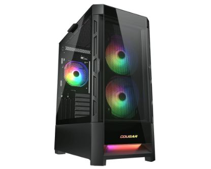  Зображення Корпус Cougar Duoface RGB Black без БЖ 