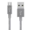  Зображення Кабель Mixit Metallic Belkin USB - MicroUSB 3 м Grey (F2CU021bt10-GRY) 