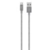  Зображення Кабель Mixit Metallic Belkin USB - MicroUSB 3 м Grey (F2CU021bt10-GRY) 