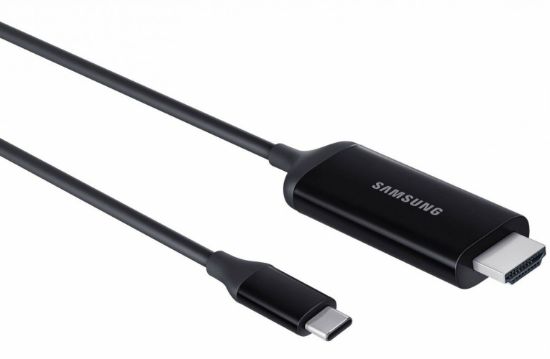  Зображення Кабель Samsung DeX USB Type-C - HDMI (M/M), 1.5 м, Black (EE-I3100FBRGRU) 