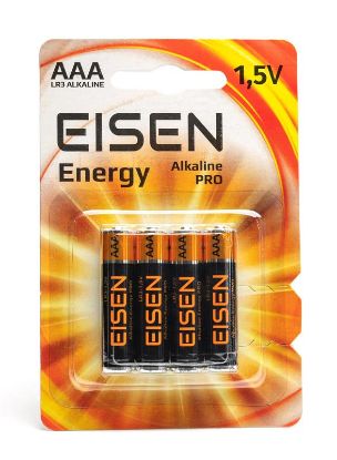  Зображення Батарейка Eisen Energy Alkaline Pro AAA/LR03 BL 4шт 