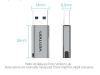  Зображення Адаптер Vention USB 3.0 AM - USB Type-C AF Gray (CDPH0) 