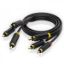  Зображення Кабель Vention 3xRCA - 3xRCA (M/M), 2 м, Black (BCABH) 