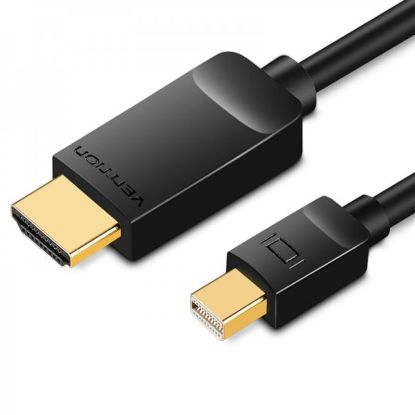  Зображення Кабель Vention mini DisplayPort - HDMI (M/M), 1.5 м, Black (HAHBG) 