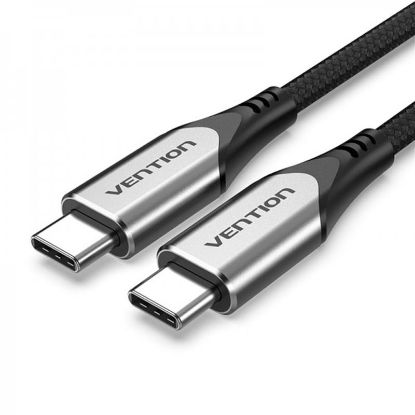  Зображення Кабель Vention USB-C - USB-C, 1.5 m, Grey (TAAHG) 