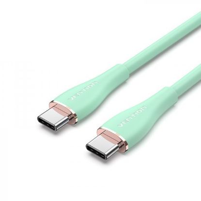  Зображення Кабель Vention USB-C - USB-C, 1 m, Green (TAWGF) 