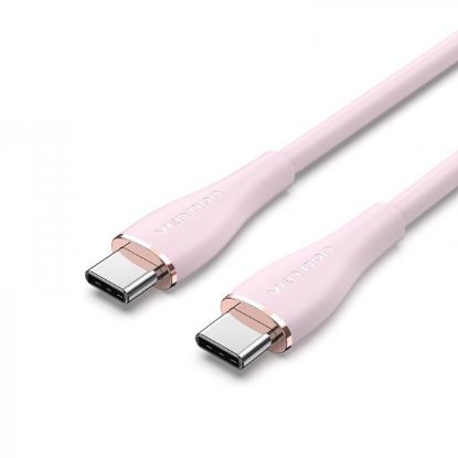  Зображення Кабель Vention USB-C - USB-C, 1 m, Pink (TAWPF) 