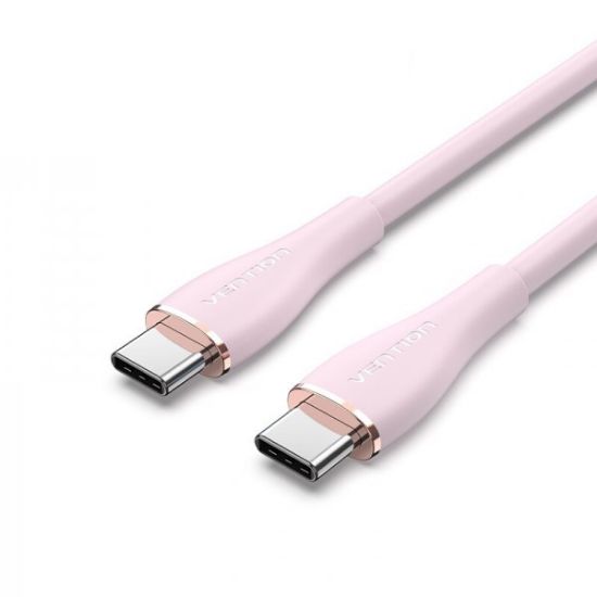  Зображення Кабель Vention USB-C - USB-C, 1 m, Pink (TAWPF) 