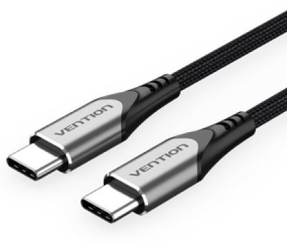  Зображення Кабель Vention USB-C - USB-C, 1.5 m, Grey (TADHG) 