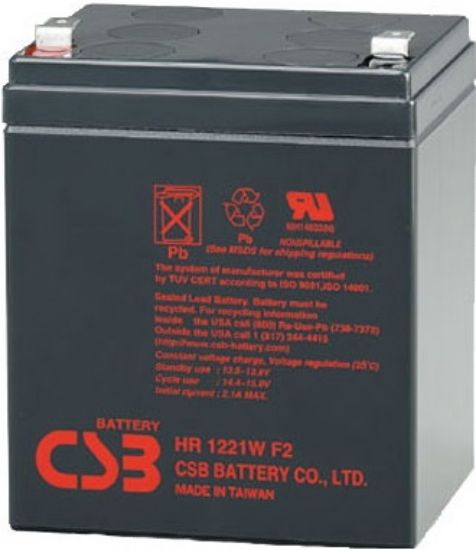  Зображення Акумуляторна батарея CSB 12V  5Ah (HR1221W)) 