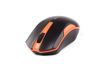  Зображення Мишка бездротова A4-Tech G3-200N USB Black+Orange 