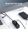  Зображення Концентратор Vention USB Hub 4-Port 2.0 Black, 0.5 m (VAS-J43) 