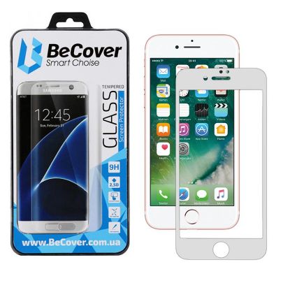  Зображення Скло захисне BeCover Apple iPhone 7 / 8 / SE 2020 3D White (701041) 