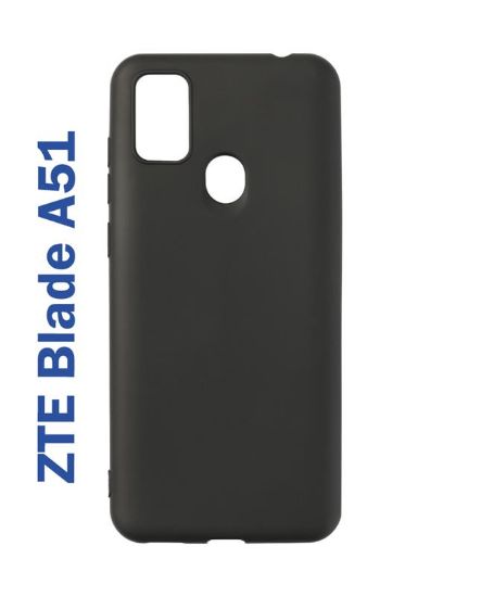  Зображення Чохол-накладка BeCover для ZTE Blade A51 Black (706939) 