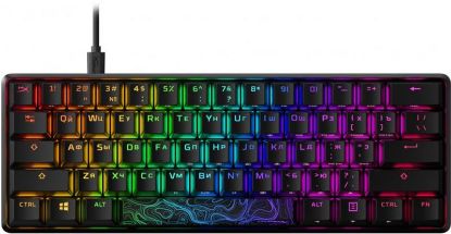  Зображення Клавіатура HyperX Alloy Origin 60 Red USB RGB ENG/RU Black 