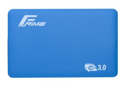  Зображення Зовнішня кишеня Frime SATA HDD/SSD 2.5", USB 3.0, Soft touch, Blue (FHE31.25U30) 