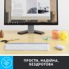  Зображення Набір бездротовий Клавіатура+Миша Logitech Wireless MK470 Slim UA White (920-009205)) 