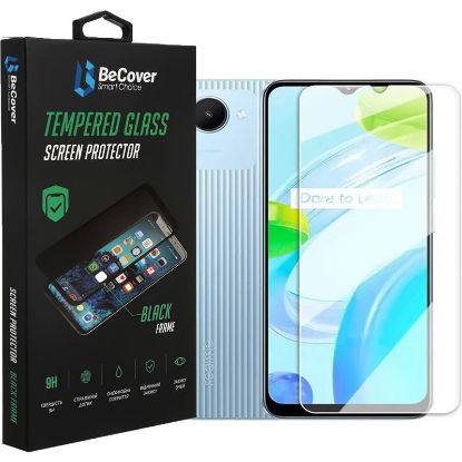  Зображення Скло захисне BeCover Realme C30/C30s/C33 3D Crystal Clear Glass (708567) 