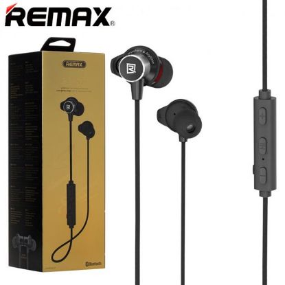  Зображення Bluetooth-гарнітура Remax RB-S7 Black (6954851270133) 