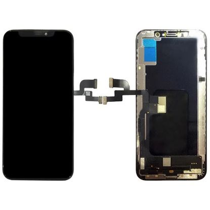  Зображення Дисплей iPhone XS у зборі з сенсором та рамкою black (GX Hard OLED) (I17886) 