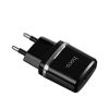  Зображення Зарядний пристрій Hoco C12 Smart (2USB, 2.4А) Black (6957531064114) + кабель MicroUSB 