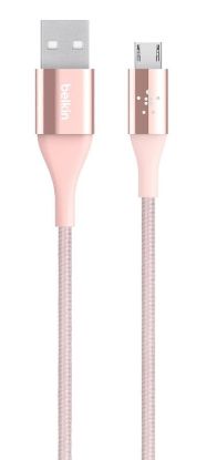  Зображення Кабель Belkin DuraTek Mixit USB2.0-MicroUSB, 1.2м Pink-Gold (F2CU051BT04-C00) 