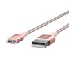  Зображення Кабель Belkin DuraTek Mixit USB2.0-MicroUSB, 1.2м Pink-Gold (F2CU051BT04-C00) 