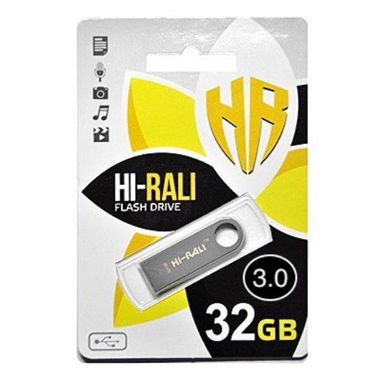  Зображення Флеш-накопичувач USB3.0 32GB Hi-Rali Shuttle Series Silver (HI-32GB3SHSL) 