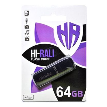  Зображення Флеш-накопичувач USB 64GB Hi-Rali Taga Series Black (HI-64GBTAGBK) 