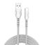  Зображення Кабель 1m USB 2.0 AM/Type-C Colorway (CW-CBUC029-WH) White, line-drawing, 2.4A 