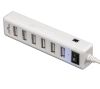  Зображення Концентратор USB 2.0 Frime 7хUSB2.0 White (FH-20041) 