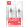  Зображення Насадка для зубної електрощітки Oclean P2S6 W02 Standard Clean Brush Head White (2 шт) (6970810552171) 