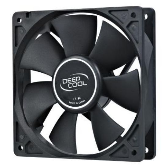  Зображення Вентилятор DeepCool XFAN 120, 120х120х25мм, 3-pin+Molex, чорний 