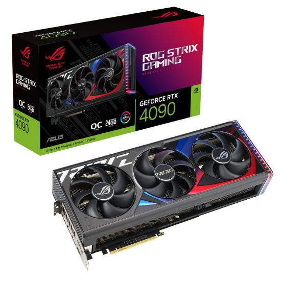  Зображення Відеокарта GeForce RTX 4090  24GB GDDR6X   Asus ROG Strix Gaming OC) 