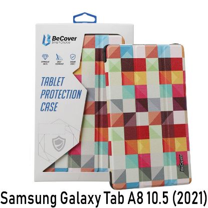  Зображення Чохол до планшета BeCover Smart Case Samsung Galaxy Tab A8 10.5 (2021) SM-X200 / SM-X205 Square (708064) 