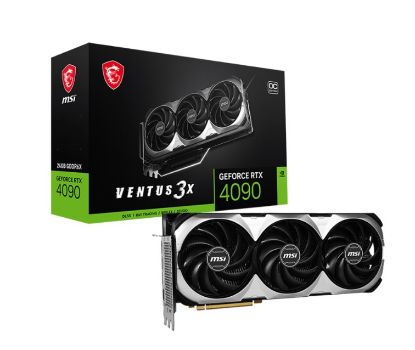  Зображення Відеокарта GF RTX 4090 24GB GDDR6X Ventus 3X OC MSI (GeForce RTX 4090 Ventus 3X 24G OC) 