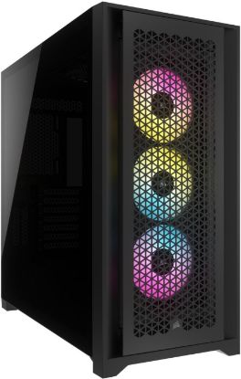  Зображення Corsair iCUE 5000D RGB Airflow Tempered Glass, Black, EAN: 840006694342 