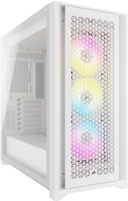  Зображення Corsair iCUE 5000D RGB Airflow Tempered Glass, True White, EAN:  840006694366 