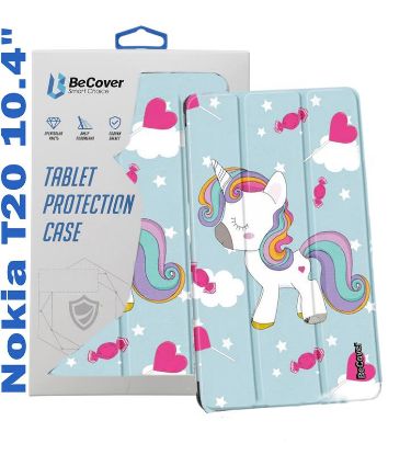  Зображення Чохол до планшета BeCover Smart Case Nokia T20 10.4" Unicorn (708063) 