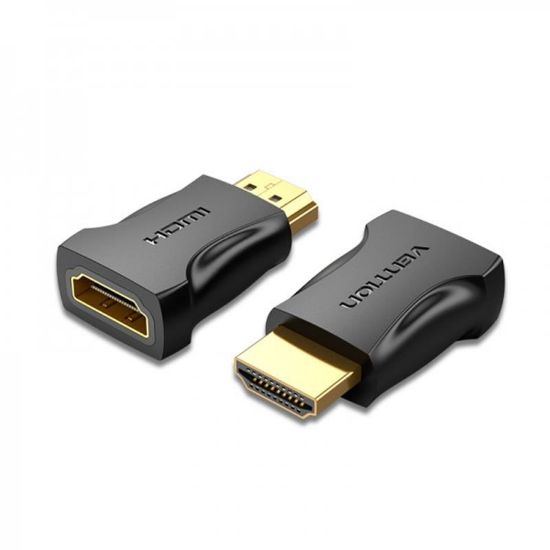  Зображення Адаптер Vention HDMI - HDMI (M/F), Black (AIMBO) 
