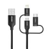  Зображення Кабель USB 2.0, MFI, AM-тато/Lightning/Micro/Type-C USB, 1.2 м) 