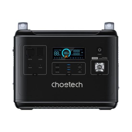  Зображення Зарядна станція Choetech BS006-EU-BK 2000Вт) 