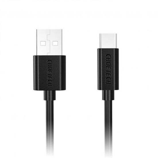  Зображення Кабель USB2.0 Choetech  A-тато/C-тато,1 м.) 