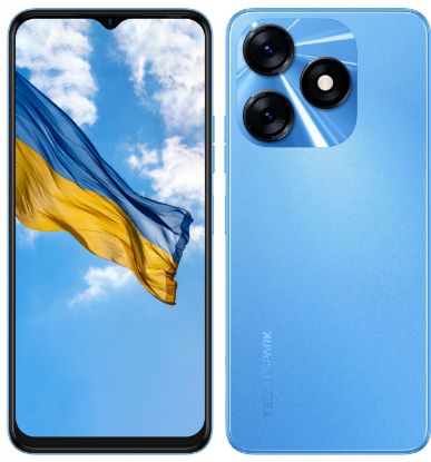  Зображення Смартфон TECNO Spark 10 (KI5q) 6.56" 8/128GB, 2SIM, 5000mAh, Meta Blue 