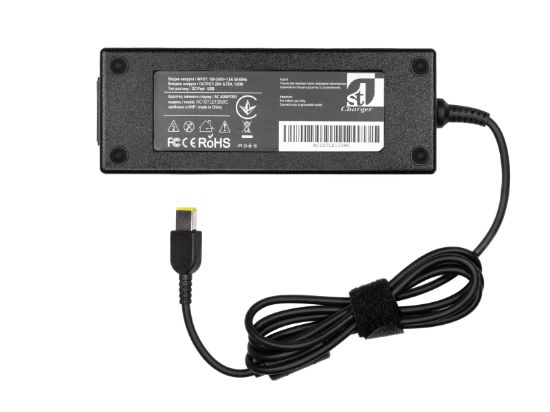  Зображення Блок живлення для ноутбука 1StCharger Lenovo 135W(20V/6.75A) USB + кабель живлення 